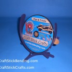 Craft Stick DVD Stand
