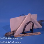 Craft Stick Silverware Stand