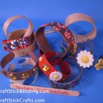 Craft Stick Bracelets & Bling