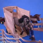 Craft Stick Horse Trailer