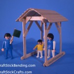 Popsicle Stick Bus Stop