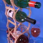 Popsicle Stick Bridge & Wine