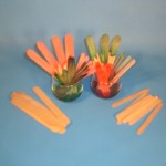 Craft Sticks & Food Coloring