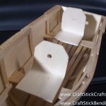 Craft Stick Detailed Rowboat