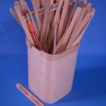 Basswood Pencil Holder