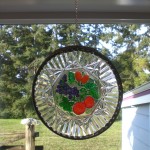 Yard Stick Stain Glass Plate