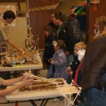 Craft Stick Engineering Table At Peter Kirk Elementry School 2012