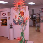 Craft Sticks Flower at Sequim Museum